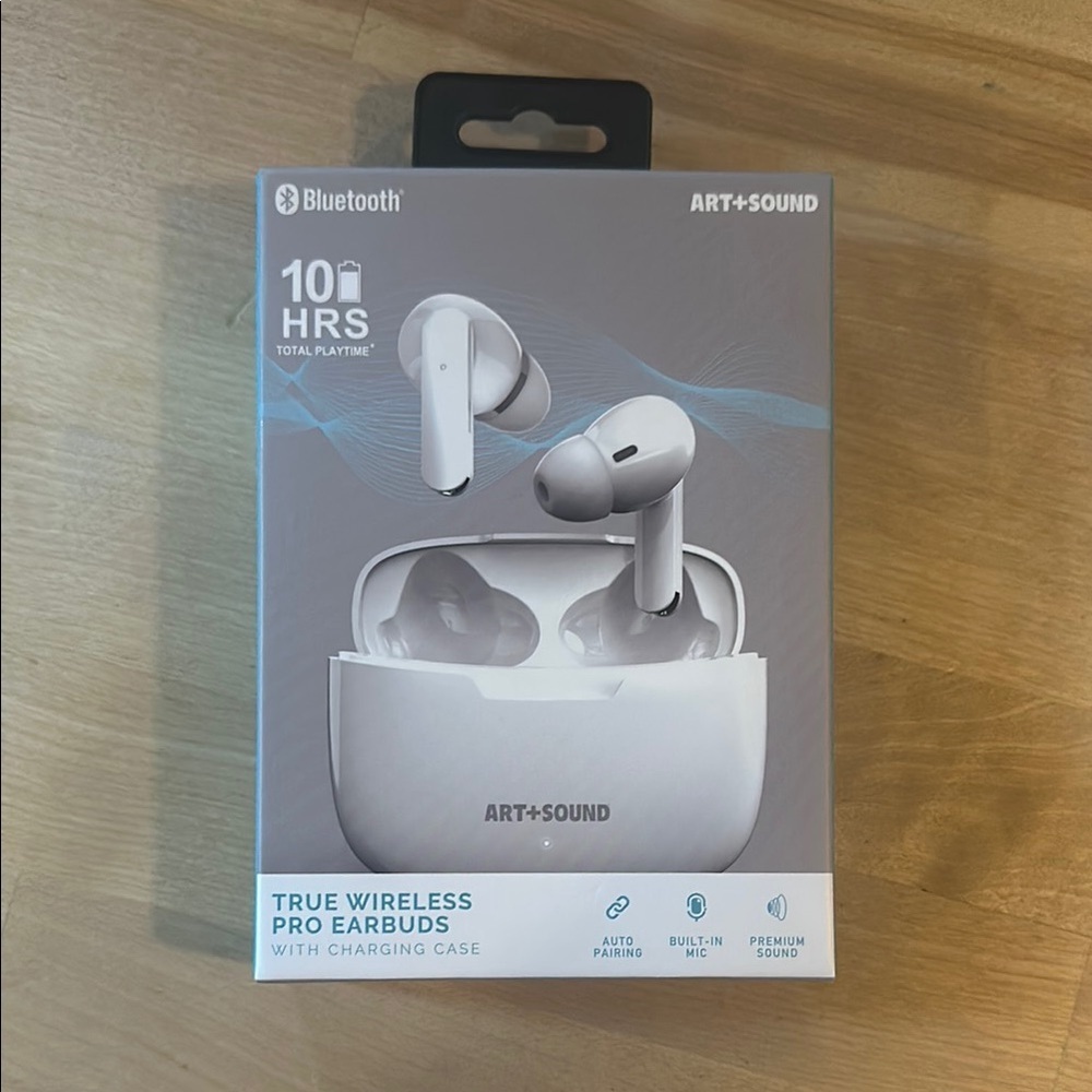 Art +  Sound True Wireless Pro Earbuds - White